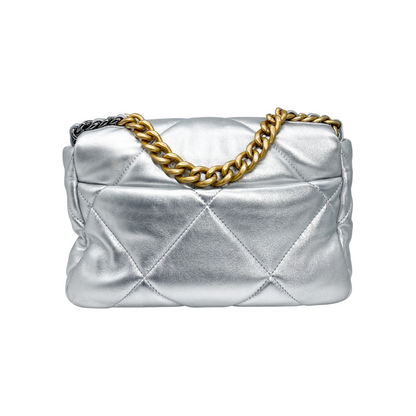 Chanel 19 Silver Medium