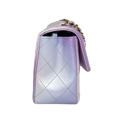 Chanel Purple Tie Dye Ombre Mini Rectangle