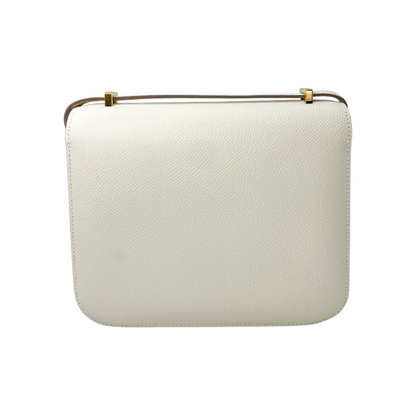 Hermes Constance 18 Craie Epsom Gold Hardware