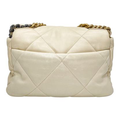 Chanel 19 Medium Beige Flap Bag