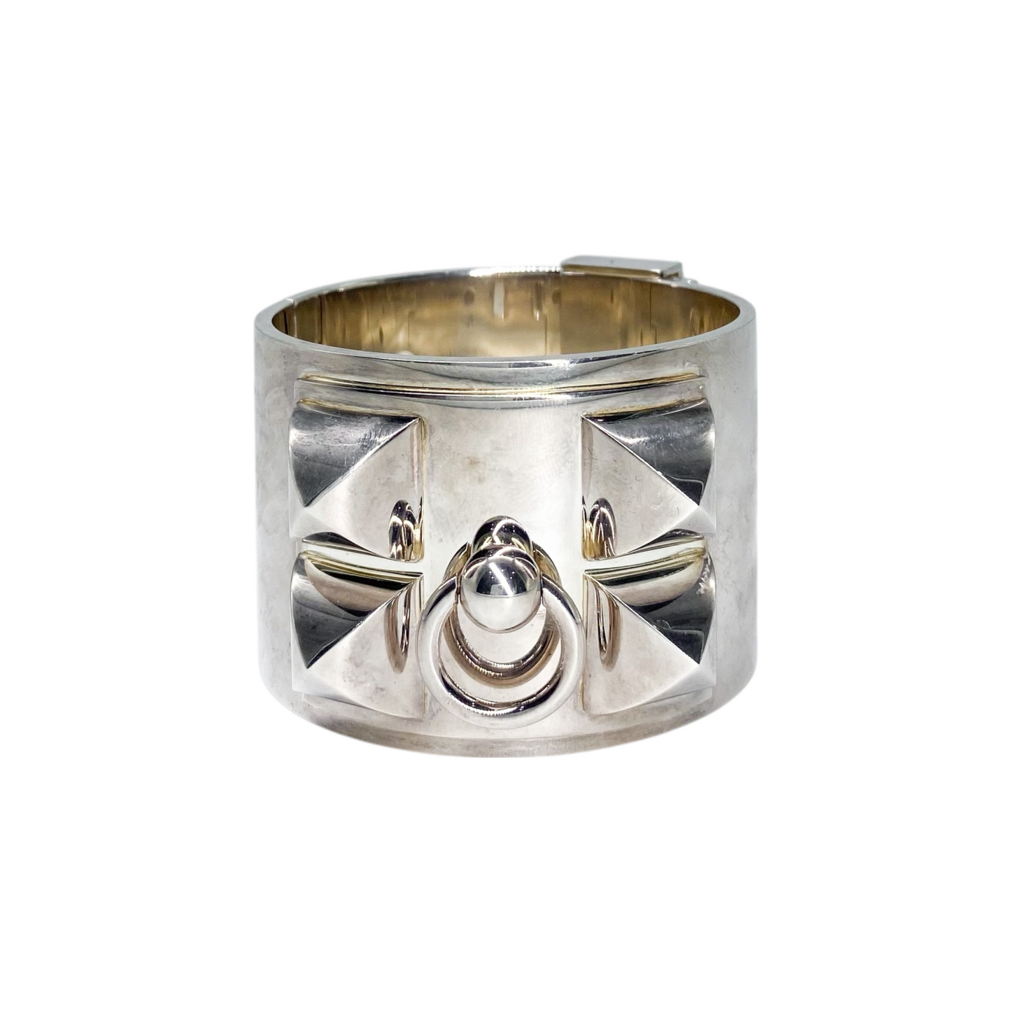 Hermes Sterling Silver CDC Cuff