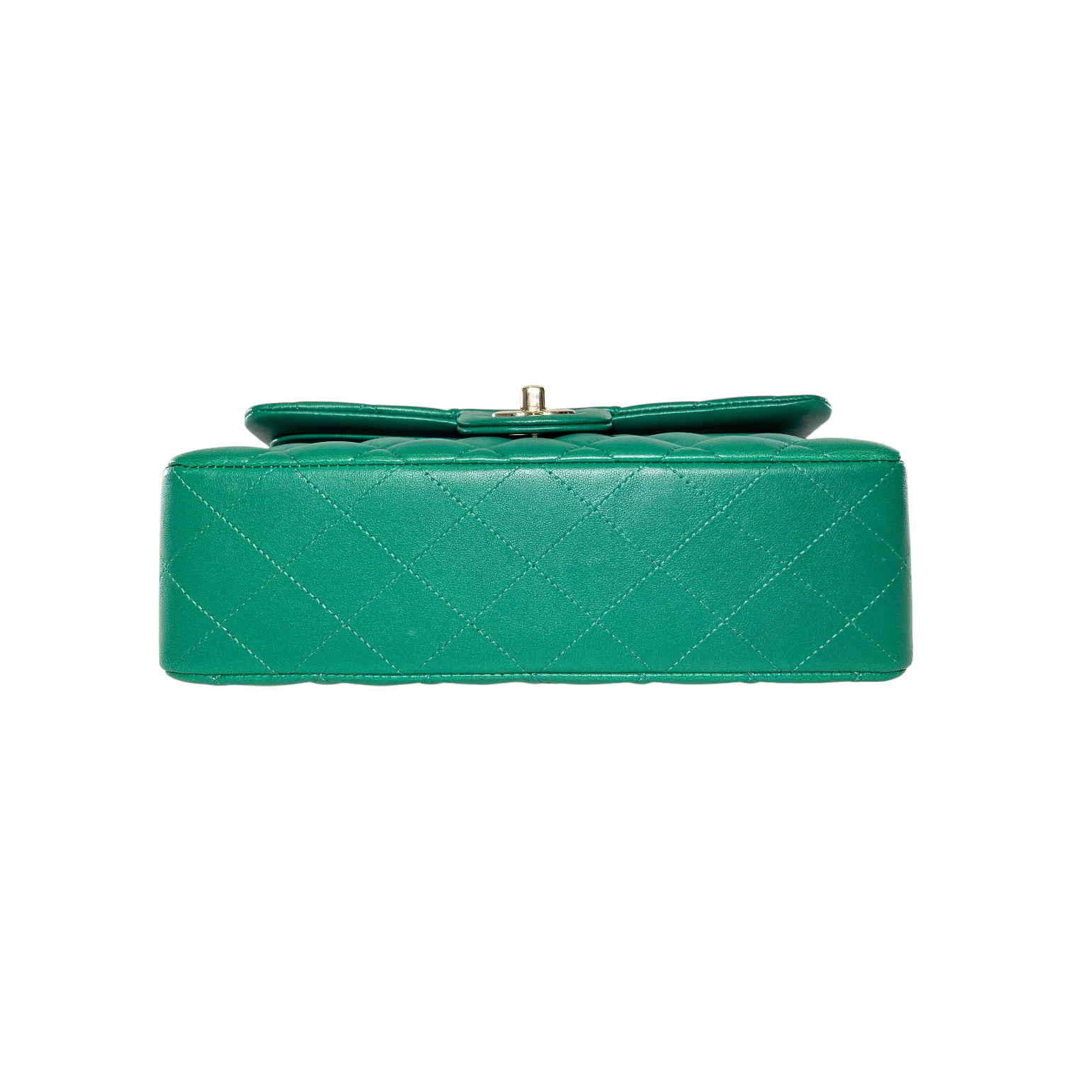 Chanel Green Small Double Flap Bag