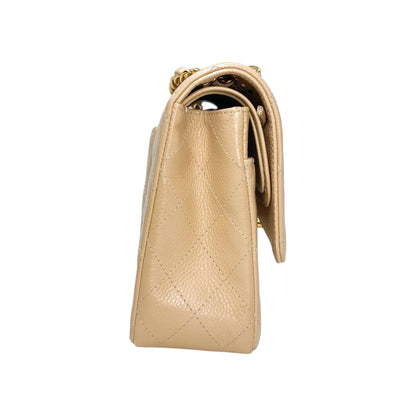 Chanel Beige Medium Double Flap Bag