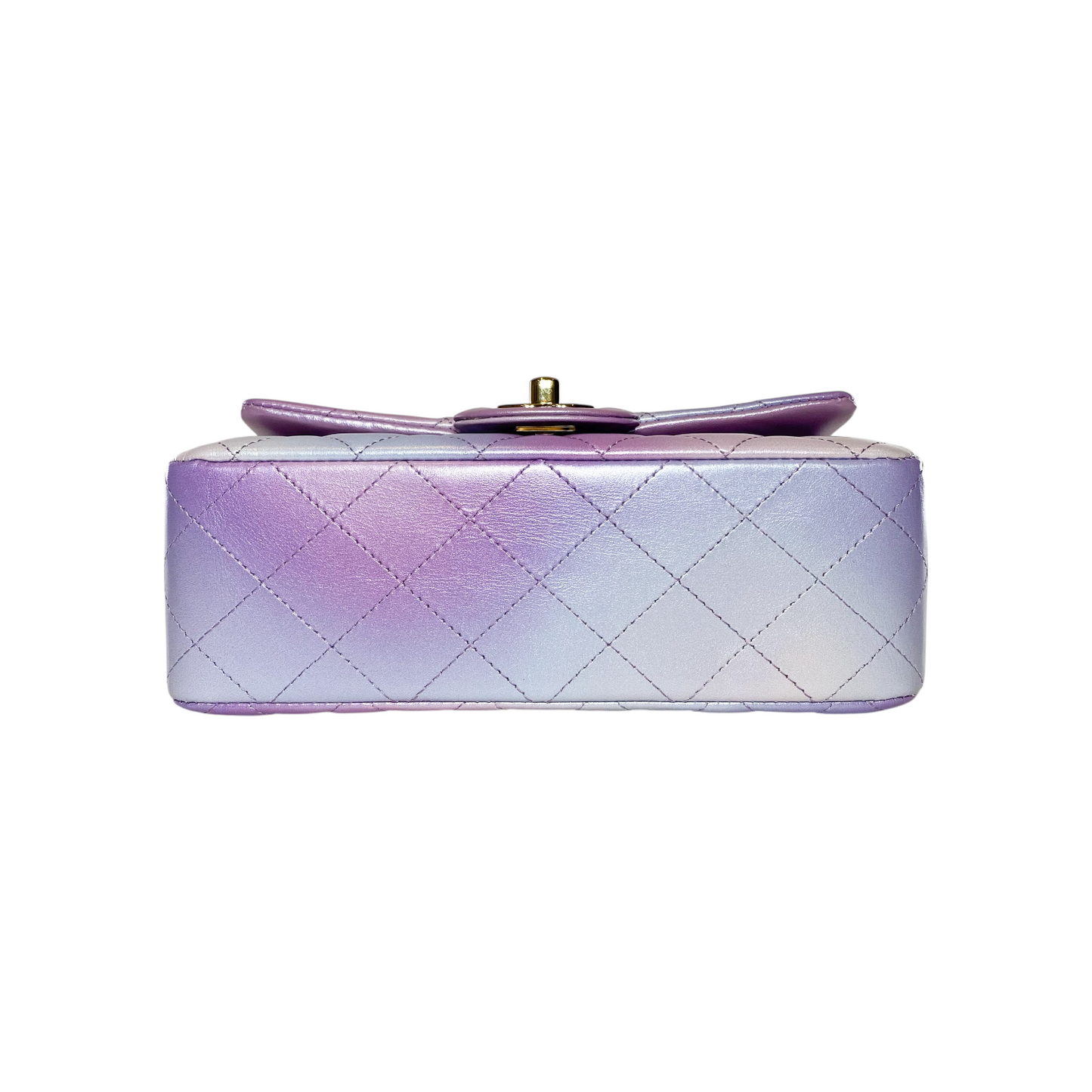 Chanel Purple Tie Dye Ombre Mini Rectangle