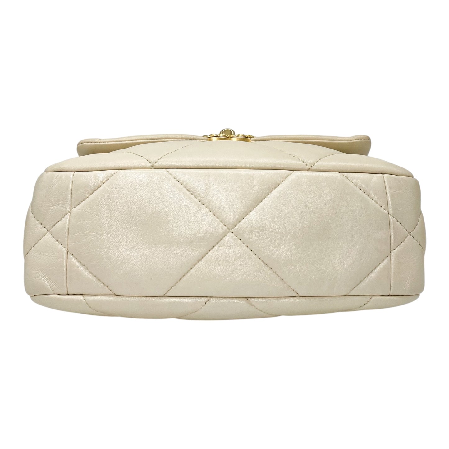 Chanel 19 Medium Beige Flap Bag