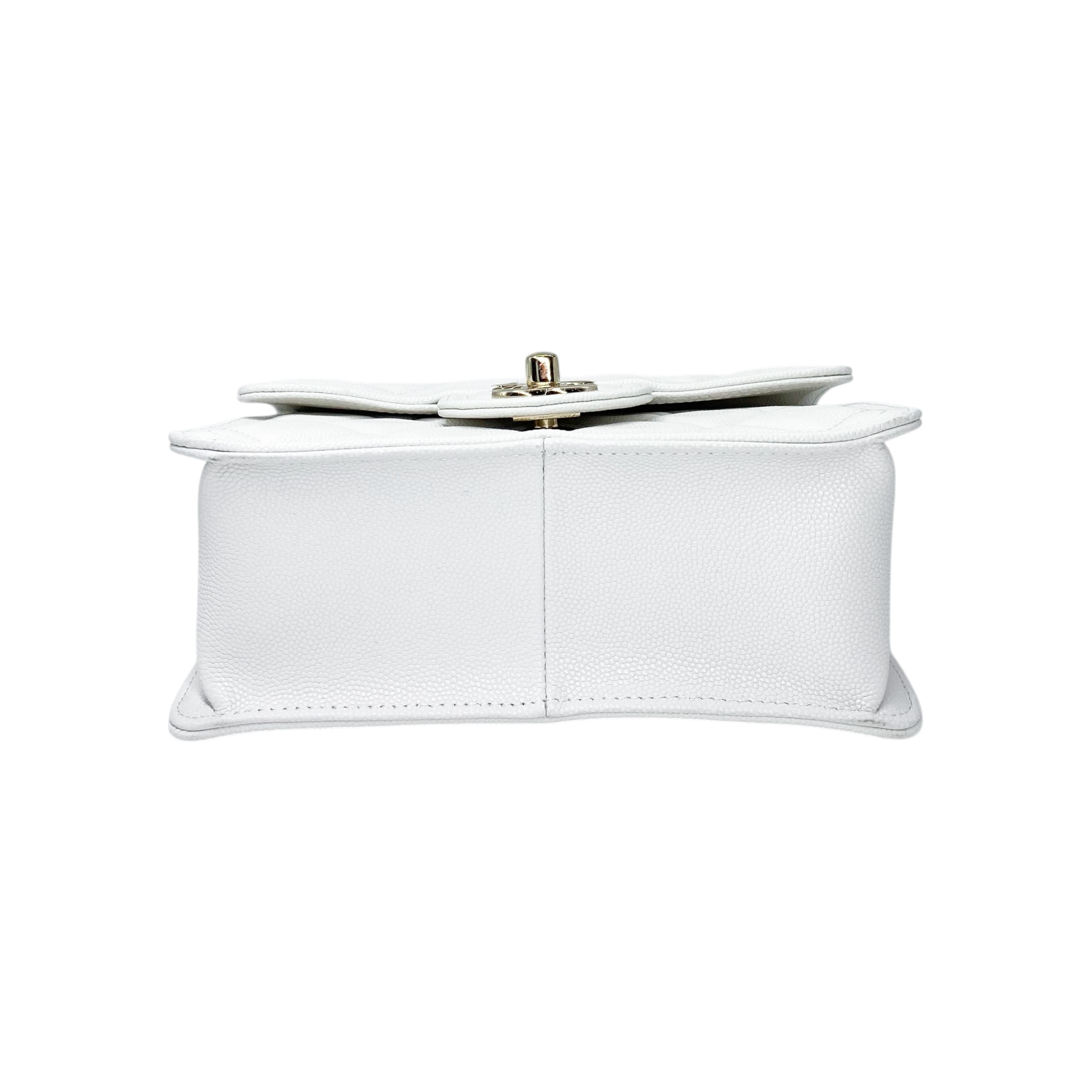 Chanel White Mini Flap Bag