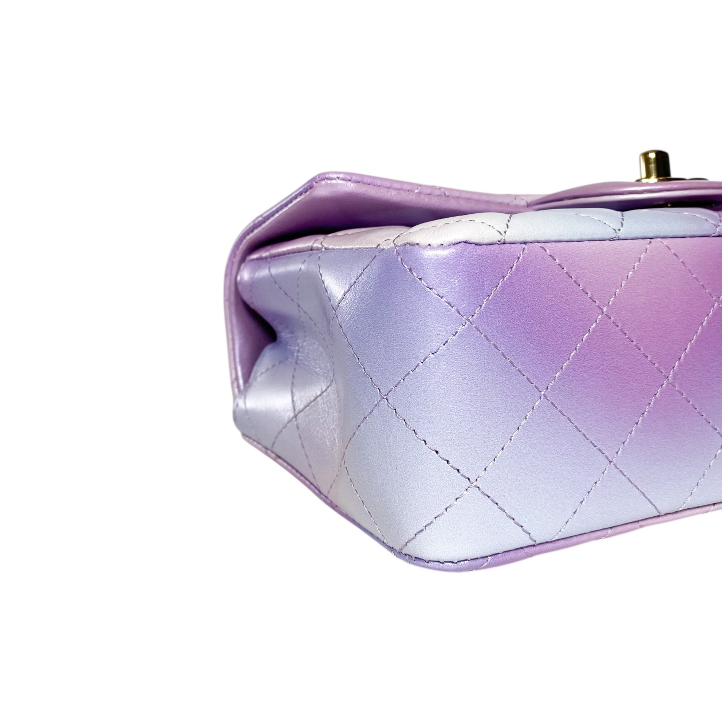 Chanel Purple Tie Dye Ombre Mini Rectangle