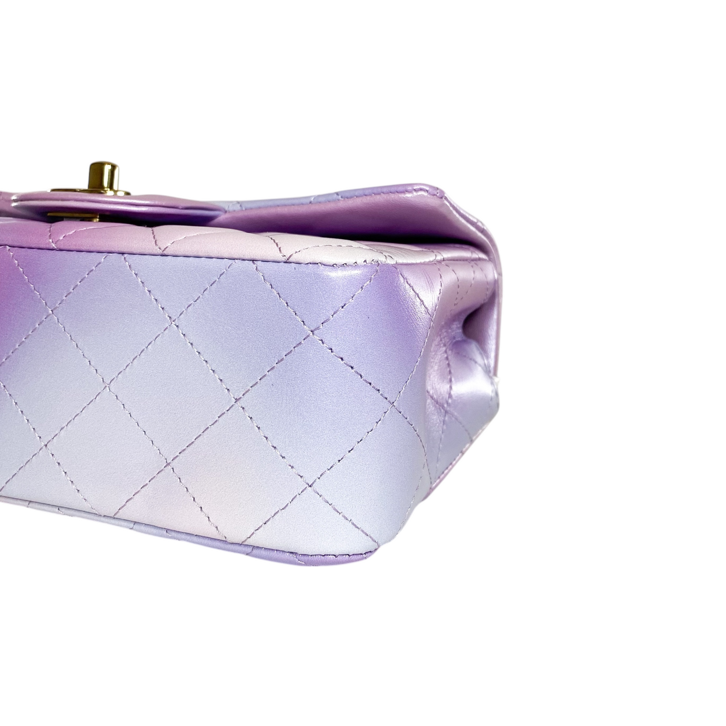 Chanel Purple Tie Dye Ombre Mini Rectangle