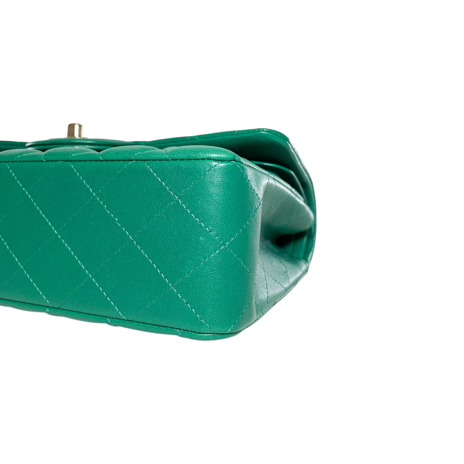 Chanel Green Small Double Flap Bag
