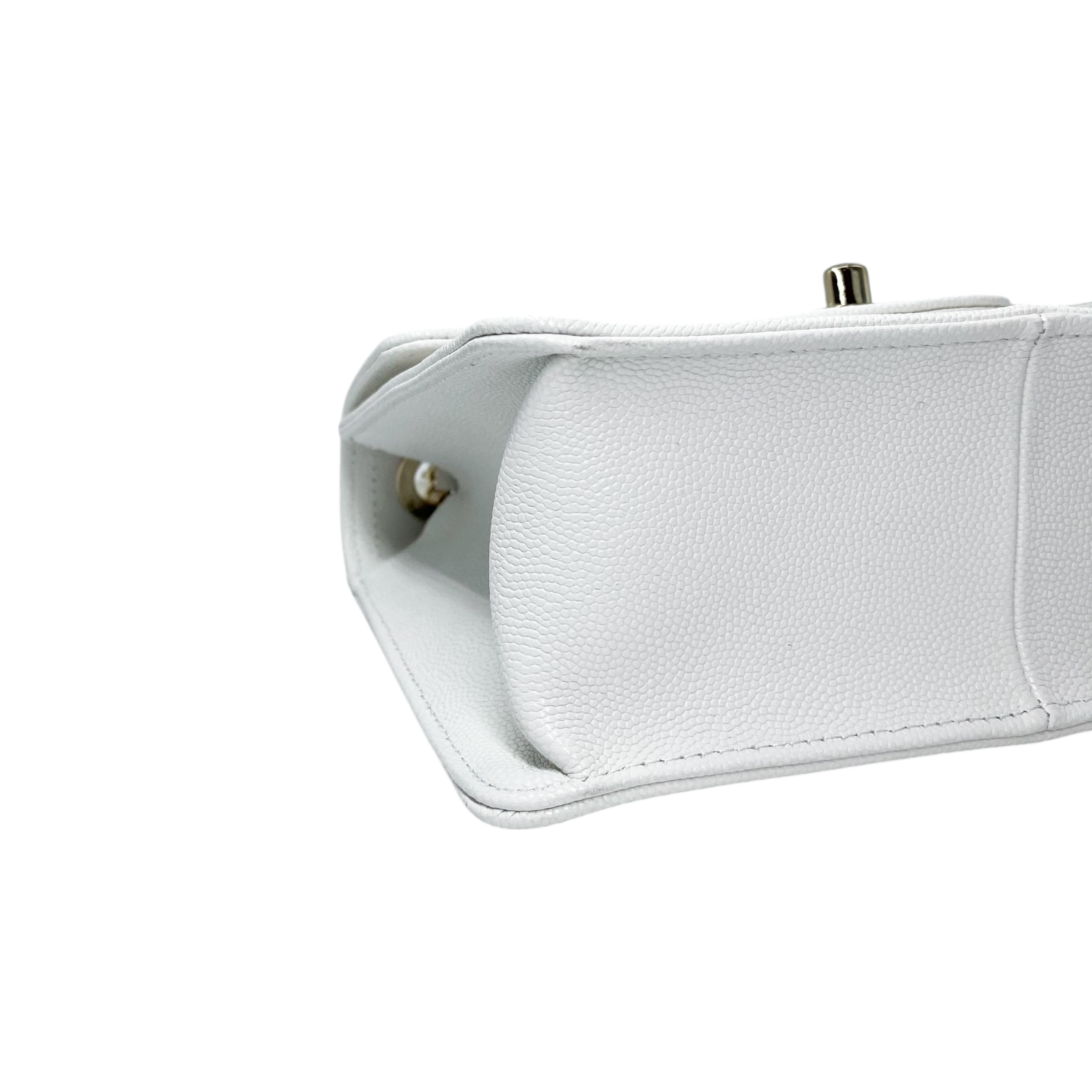 Chanel White Mini Flap Bag