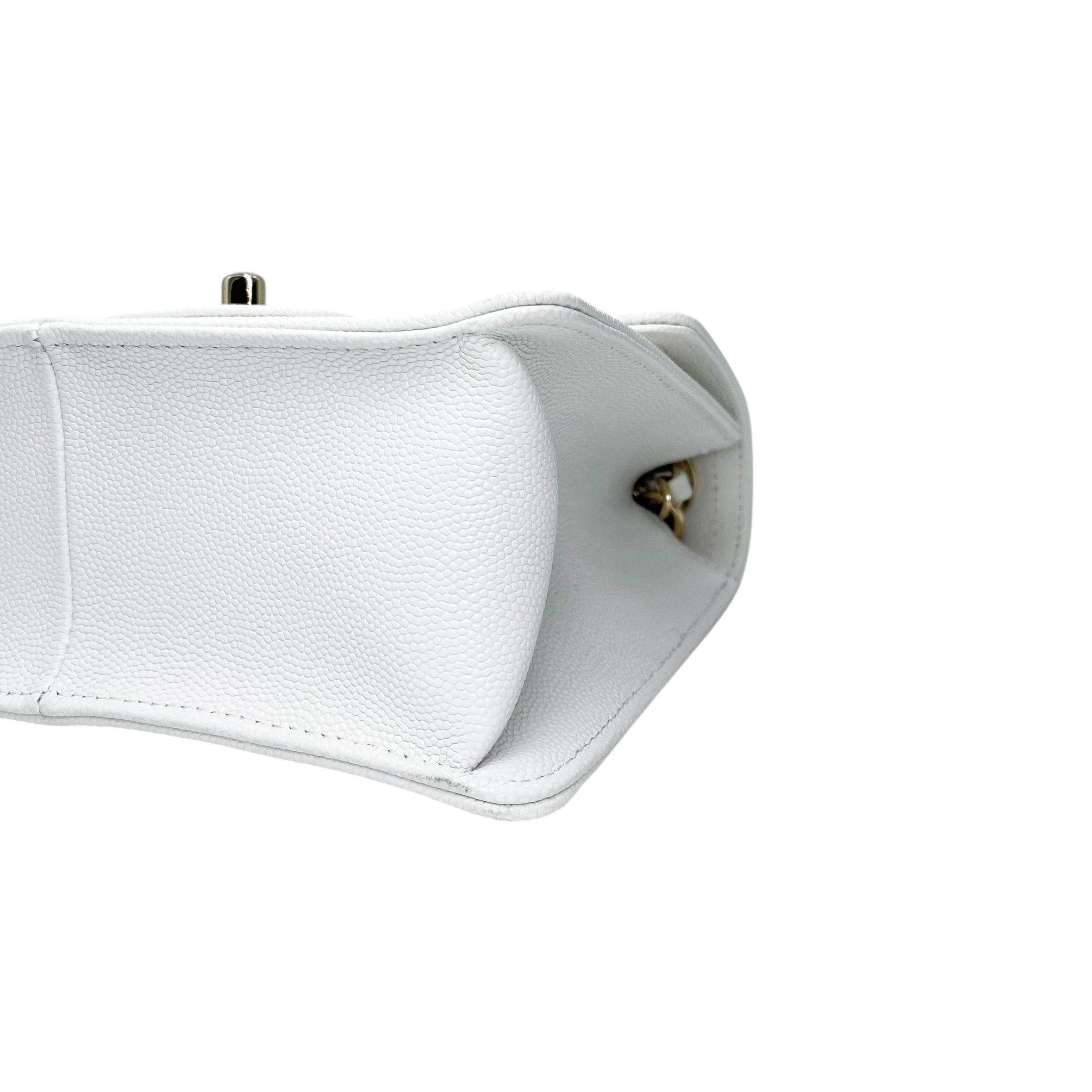 Chanel White Mini Flap Bag