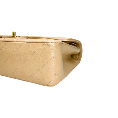 Chanel Beige Medium Double Flap Bag