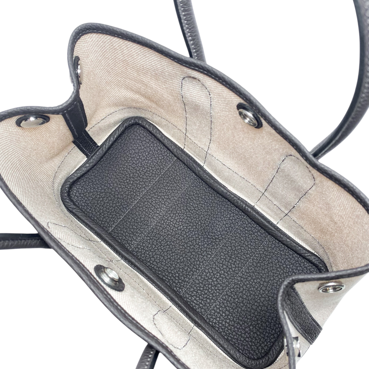 Hermes Ecru Beige Ebene H Viking Negonda Neo Garden Party 23