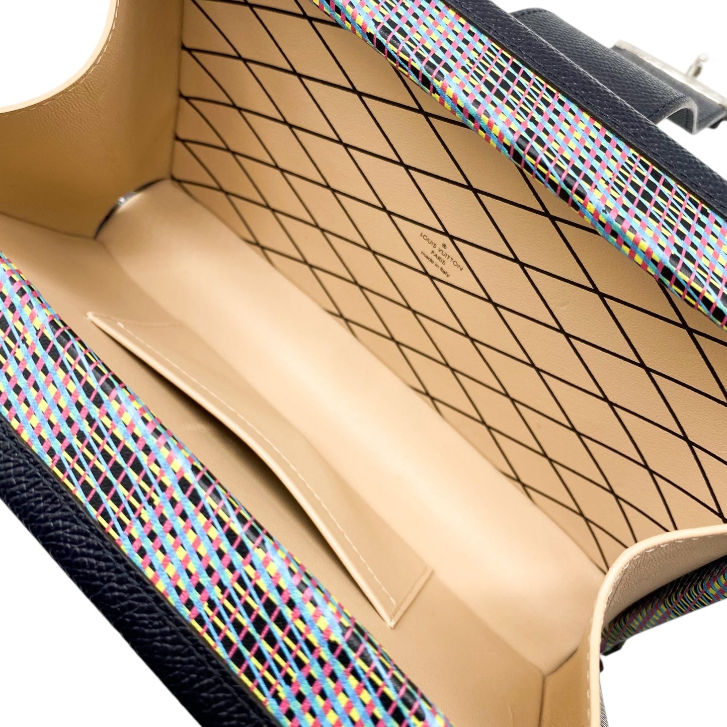 Louis Vuitton Multicolor Damier Pop Monogram Trunk Clutch