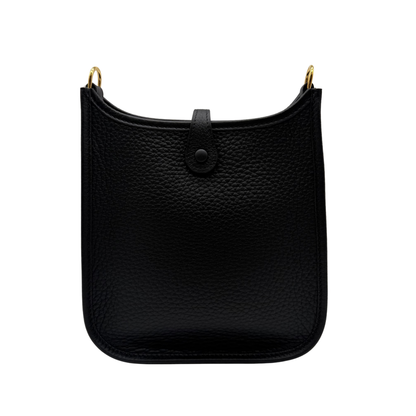 Hermes Evelyn TPM Black Clemence  Crossbody