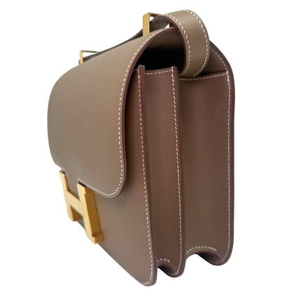 Hermès Constance 24 Etoupe Epsom Gold Hardware