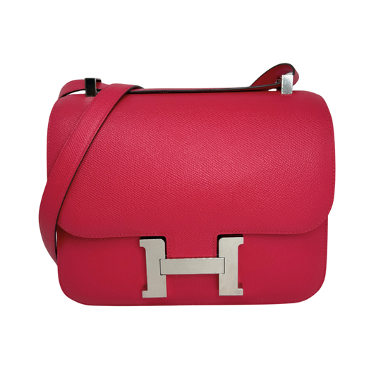Hermès Constance 24 Rose Mexico Epsom Palladium Hardware