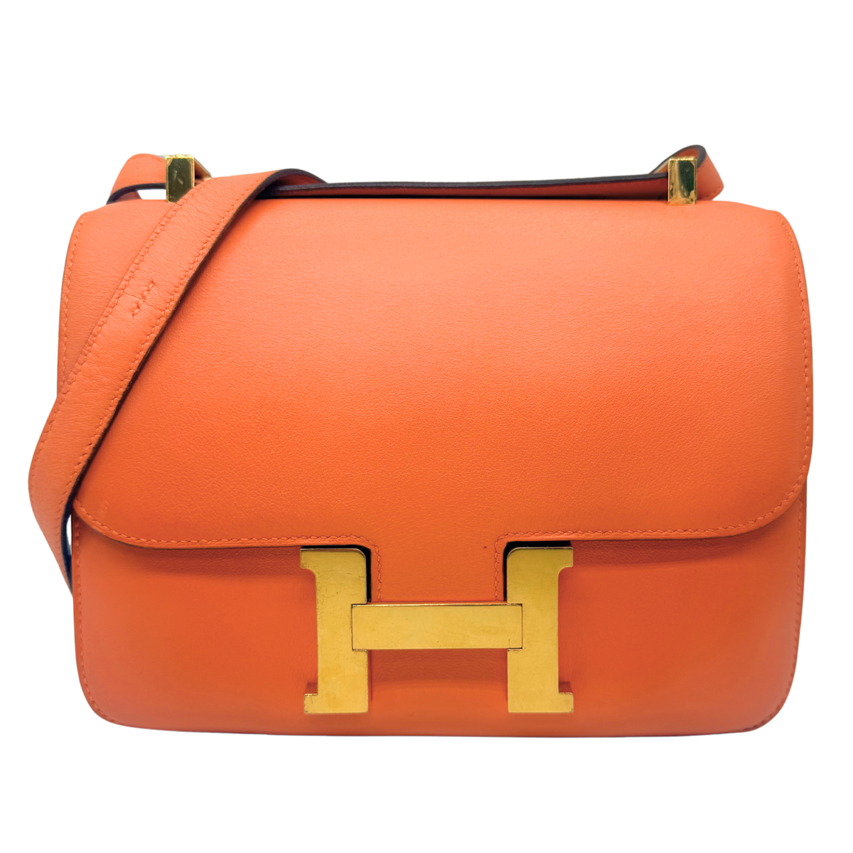Hermès Constance 24 Orange Swift Gold Hardware