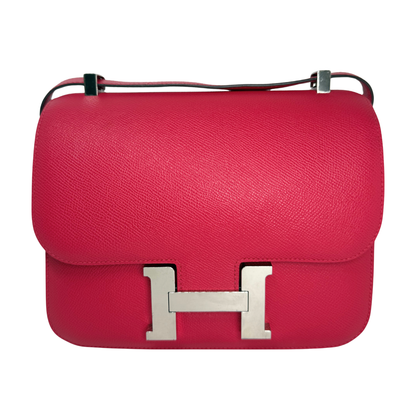 Hermès Constance 24 Rose Mexico Epsom Palladium Hardware