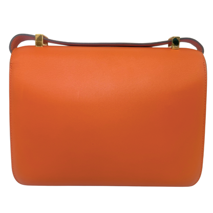 Hermès Constance 24 Orange Swift Gold Hardware