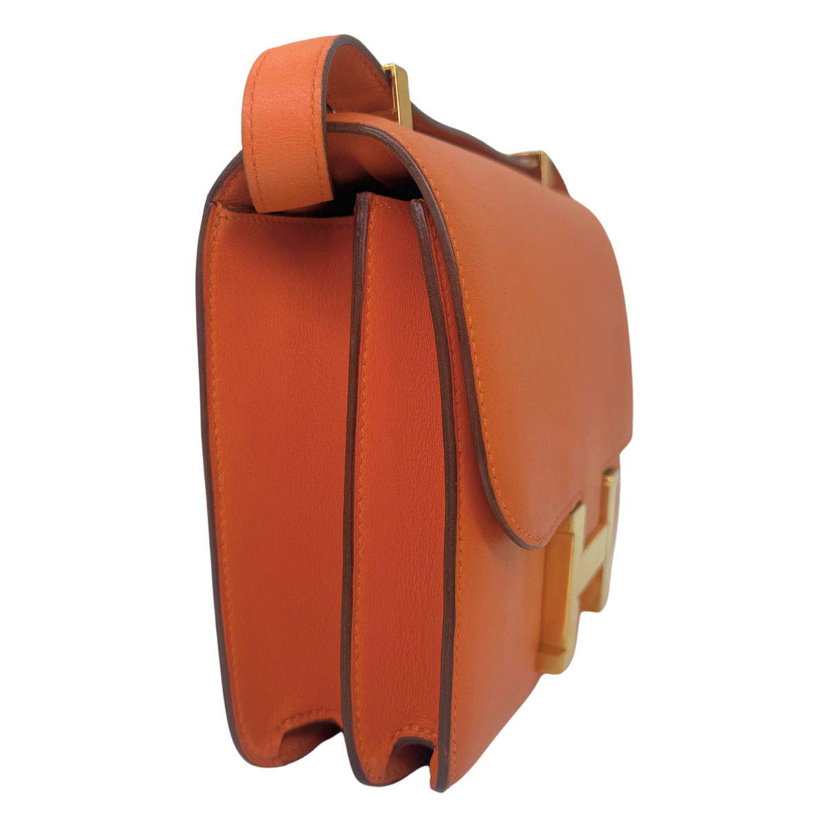 Hermès Constance 24 Orange Swift Gold Hardware
