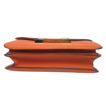 Hermès Constance 24 Orange Swift Gold Hardware