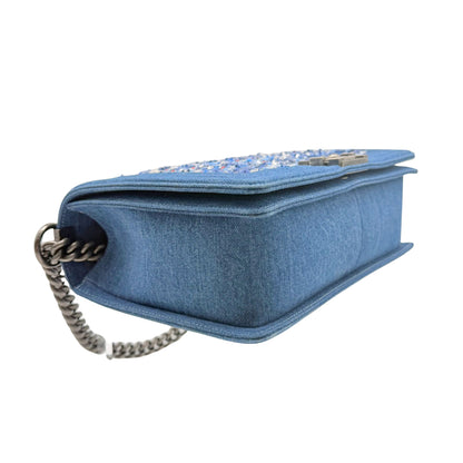 Chanel Medium Denim and Tweed Boy Bag