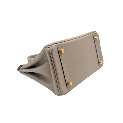 Hermes Birkin 25 Gris Asphalte Novillo Leather