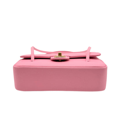 Chanel Coco Preppy Small Flap bag Pink Caviar
