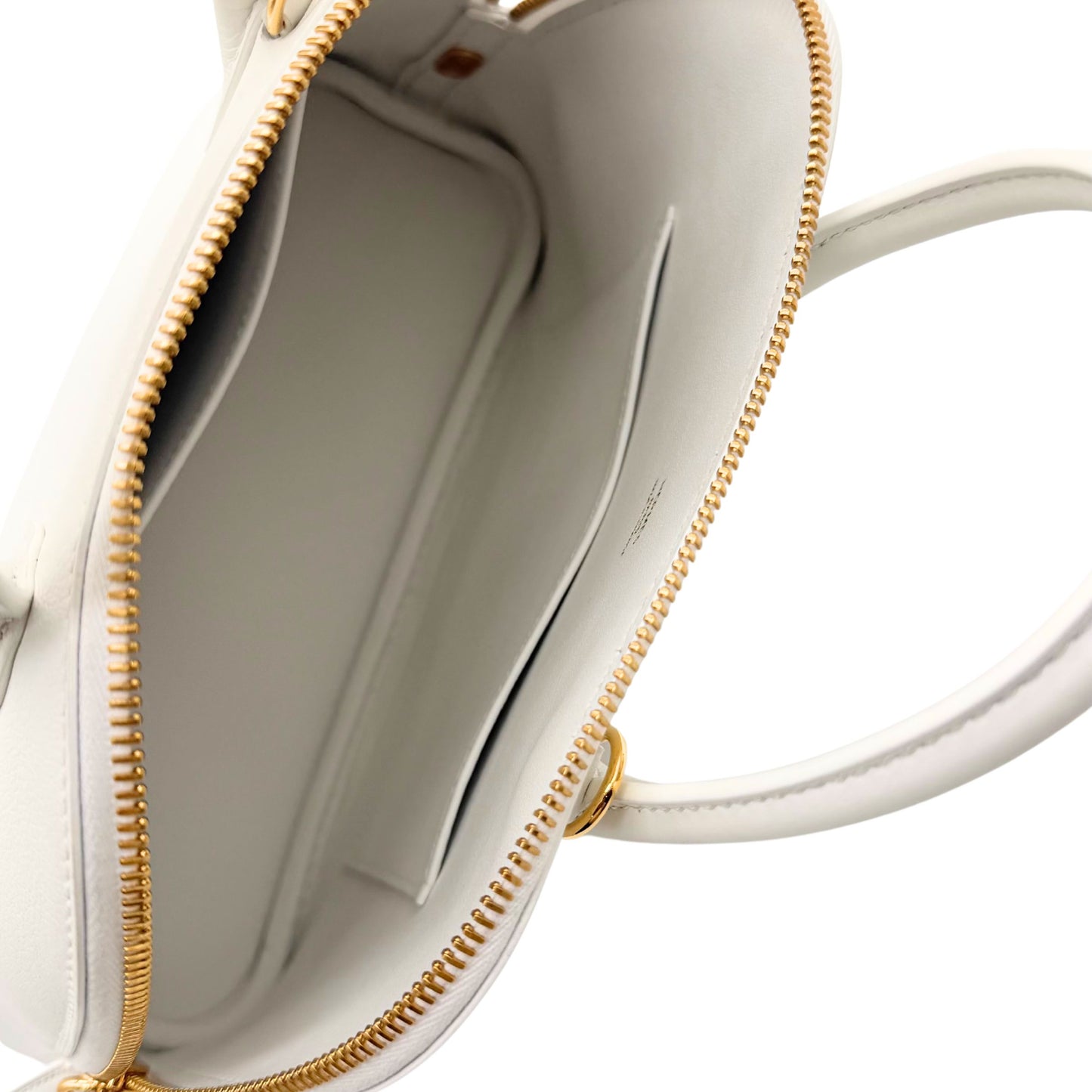 Hermes White Bolide 25cm