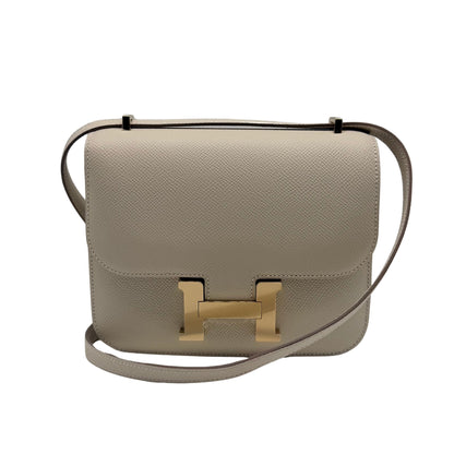 Hermès Constance 18 Craie Epsom Permabrass Hardware