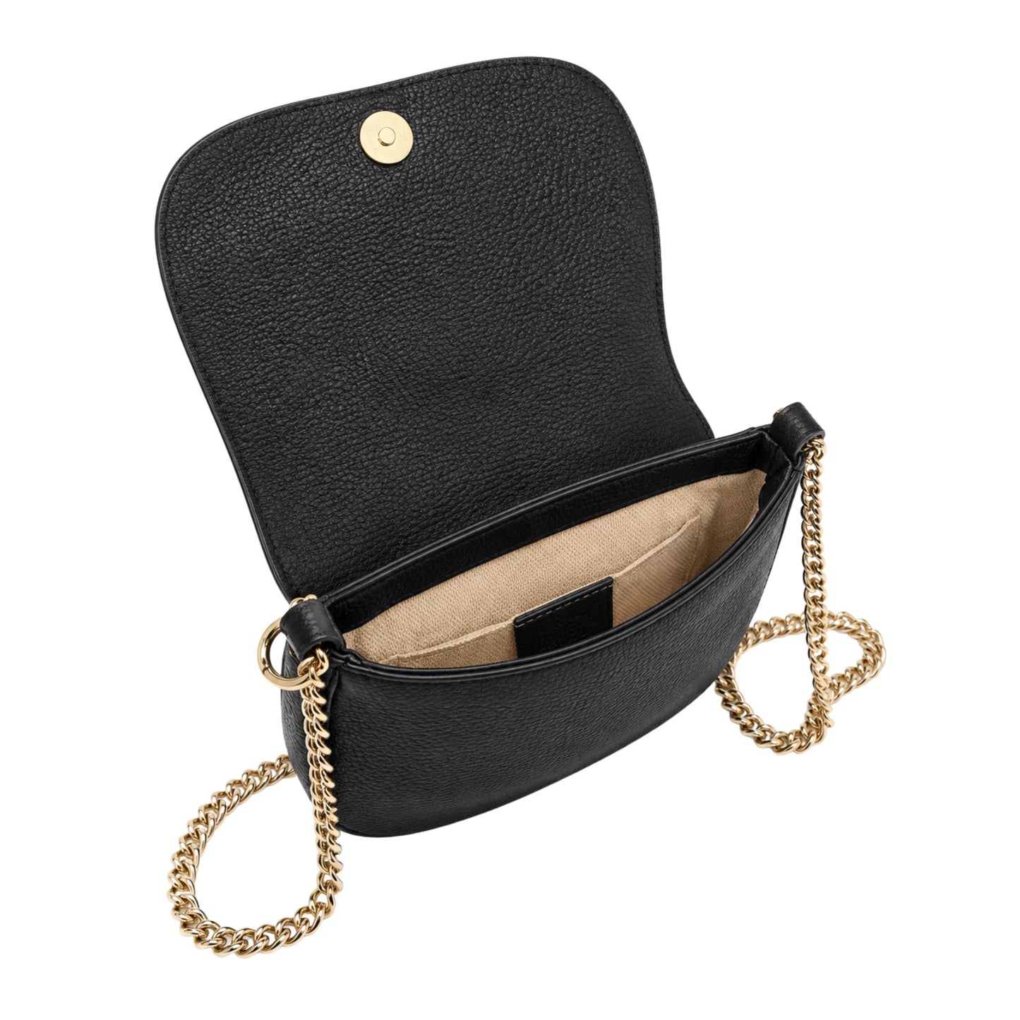 Gucci Black Soho Disco Small Pebbled Crossbody