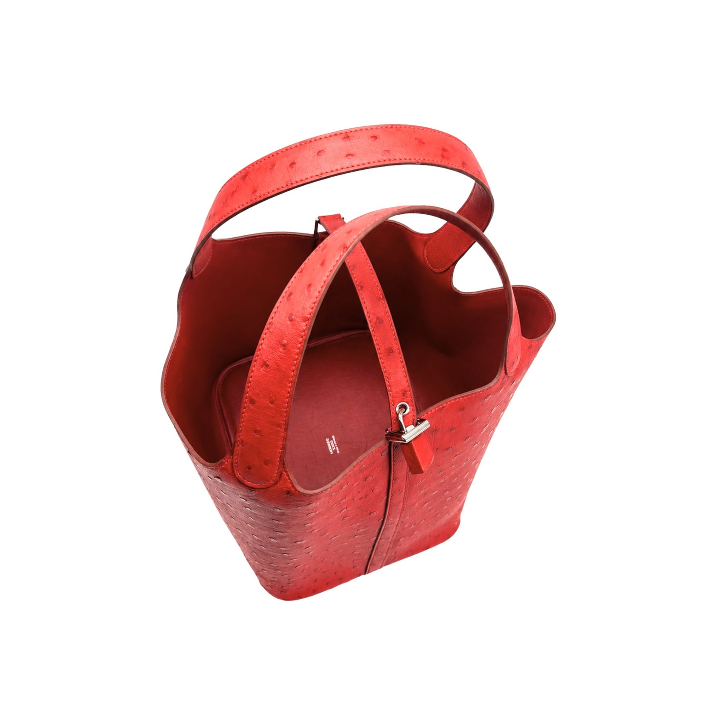 Hermes Picotin 22 in Rouge Ostrich