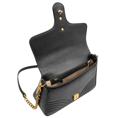 Gucci Black Marmont Small Top Handle Bag