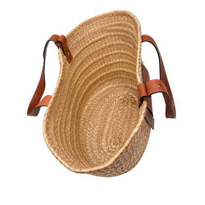 Loewe Raffia Basket Medium Tote