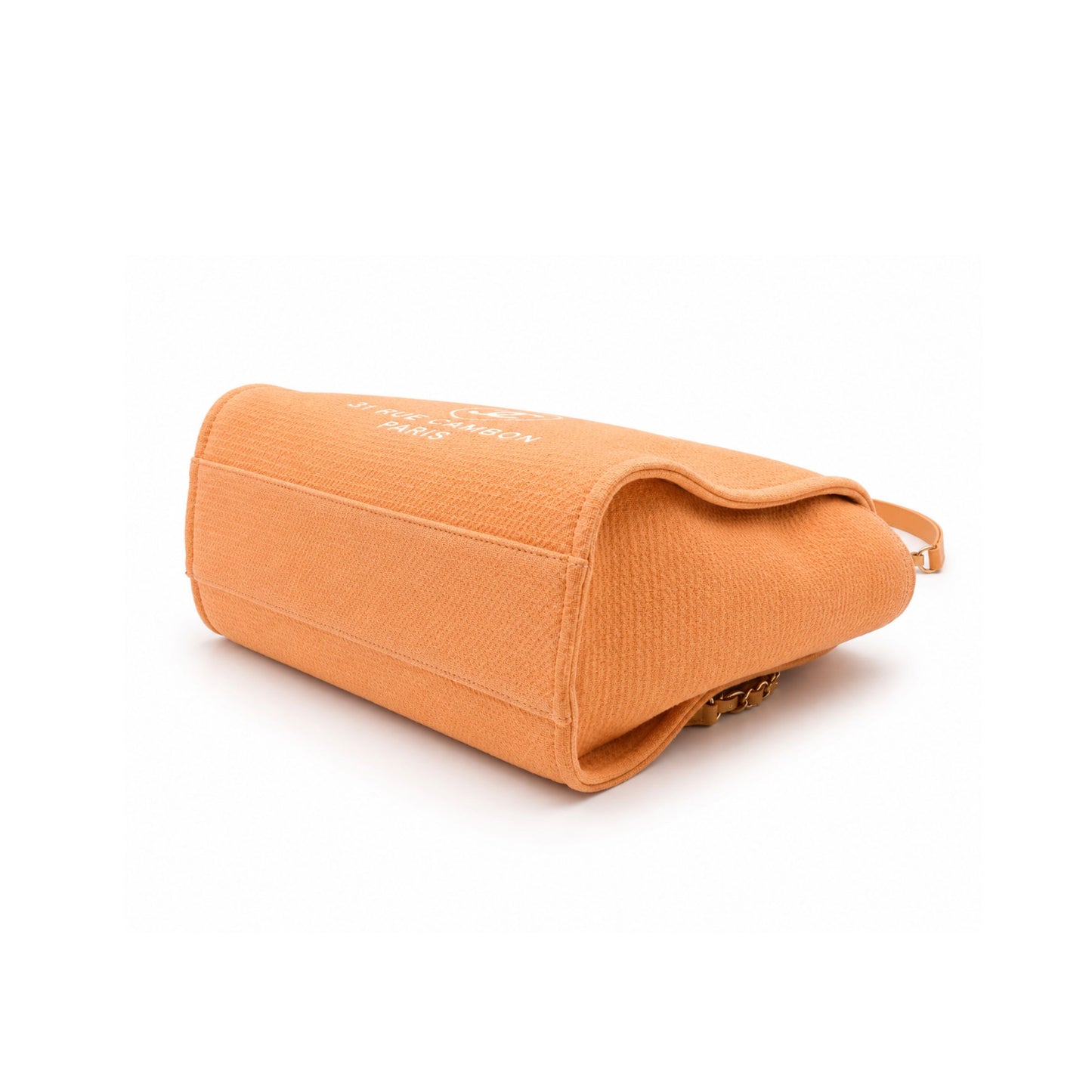 Chanel Tangerine Deauville with Light Gold Hardware