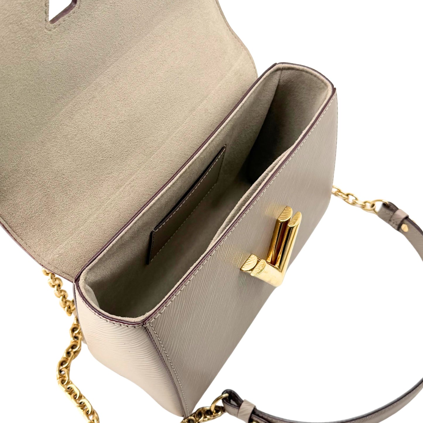 Louis Vuitton Beige Twist Epi Medium Shoulder Bag