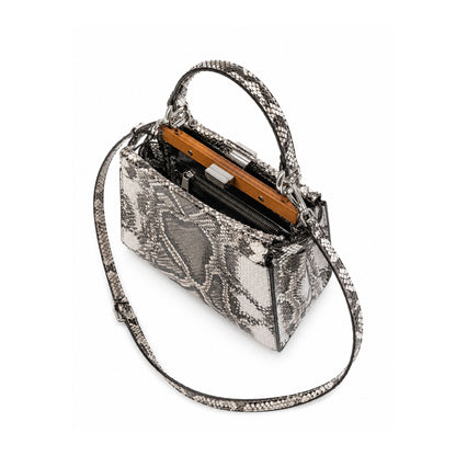 Fendi Peekaboo ISeeU Python Metallic Bag