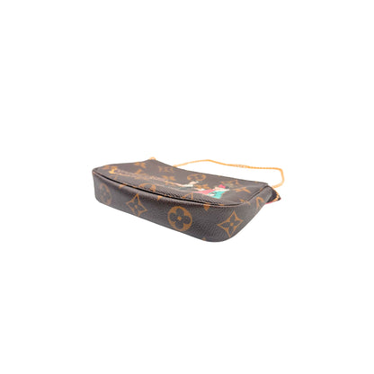Louis Vuitton Monogram Rose Traveler Mini Pochette