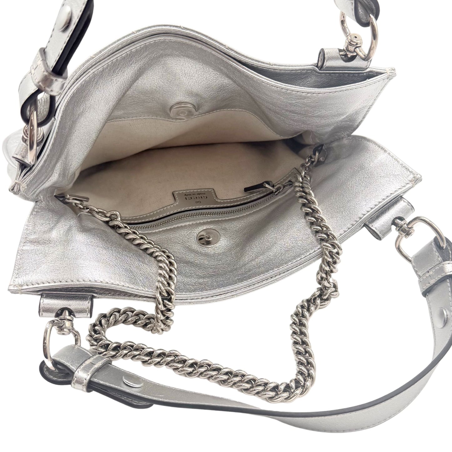 Gucci Silver Blondie Shoulder Bag