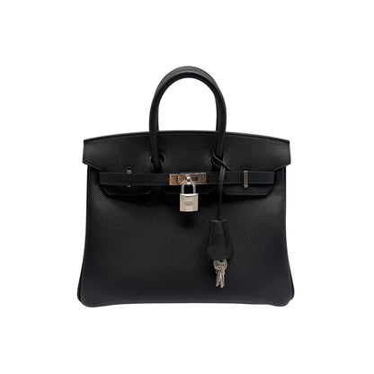 Hermes Birkin 25 Epsom Palladium Hardware