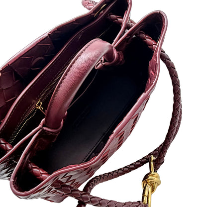 Bottega Veneta Andiamo Burgundy Bag
