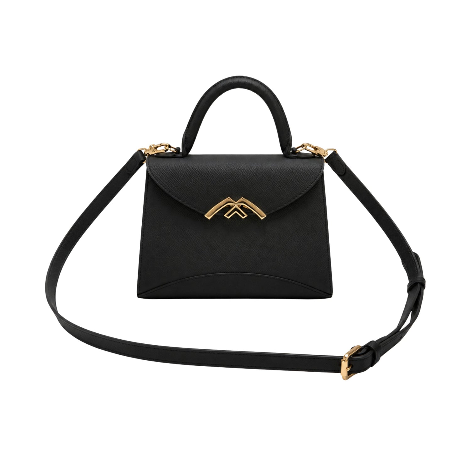 Moynat Gabrielle Black Mini Top Handle Bag