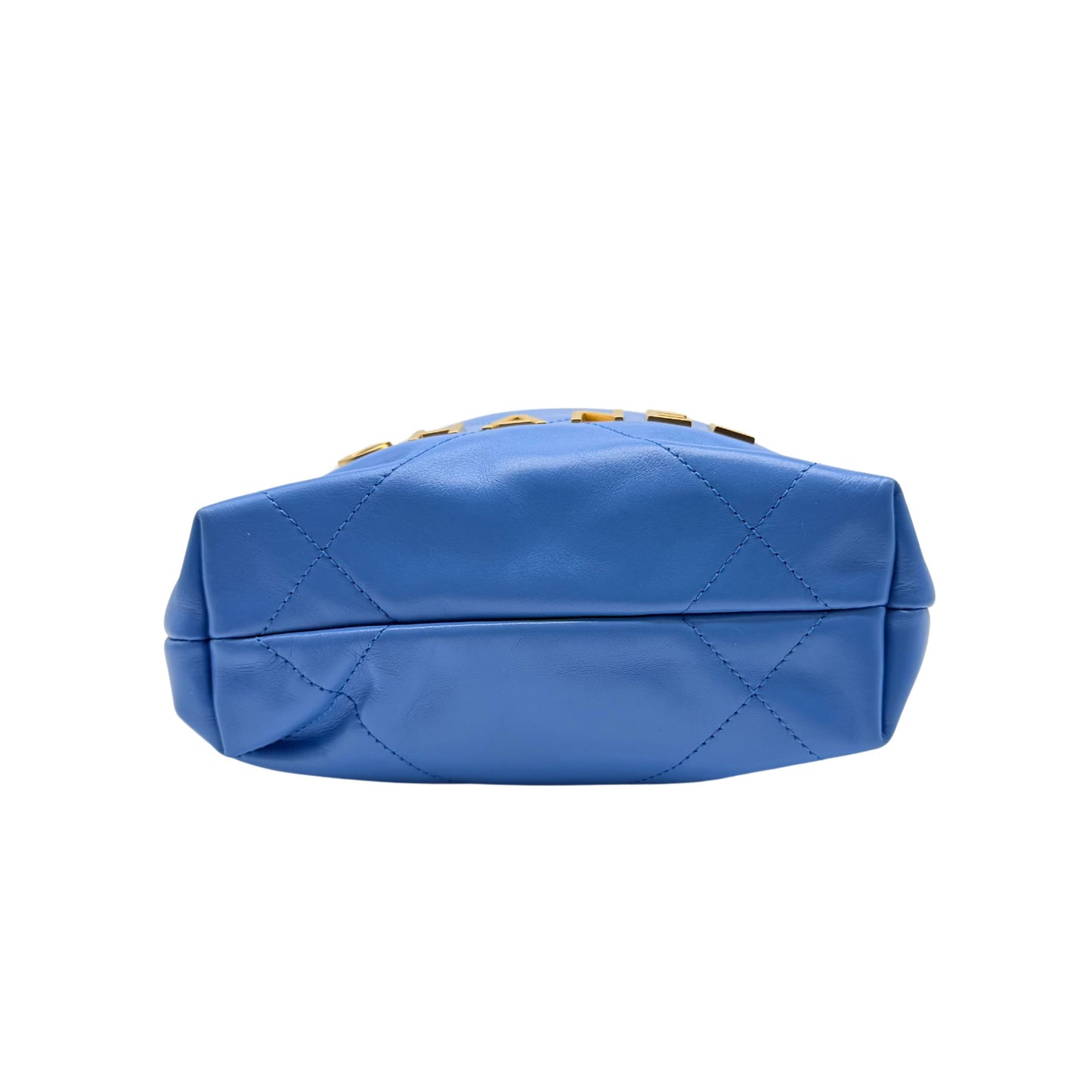 Chanel 22 Mini Blue Calfskin GHW