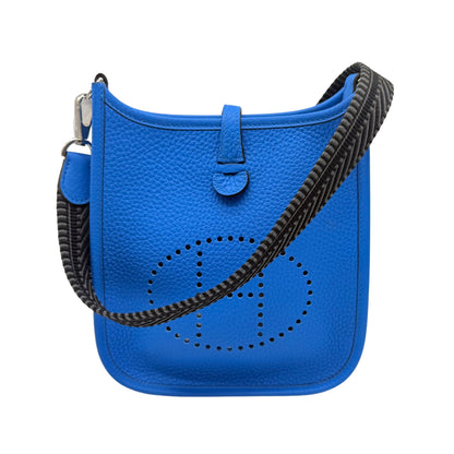 Hermes Evelyn TPM Blue hydra Clemence Crossbody