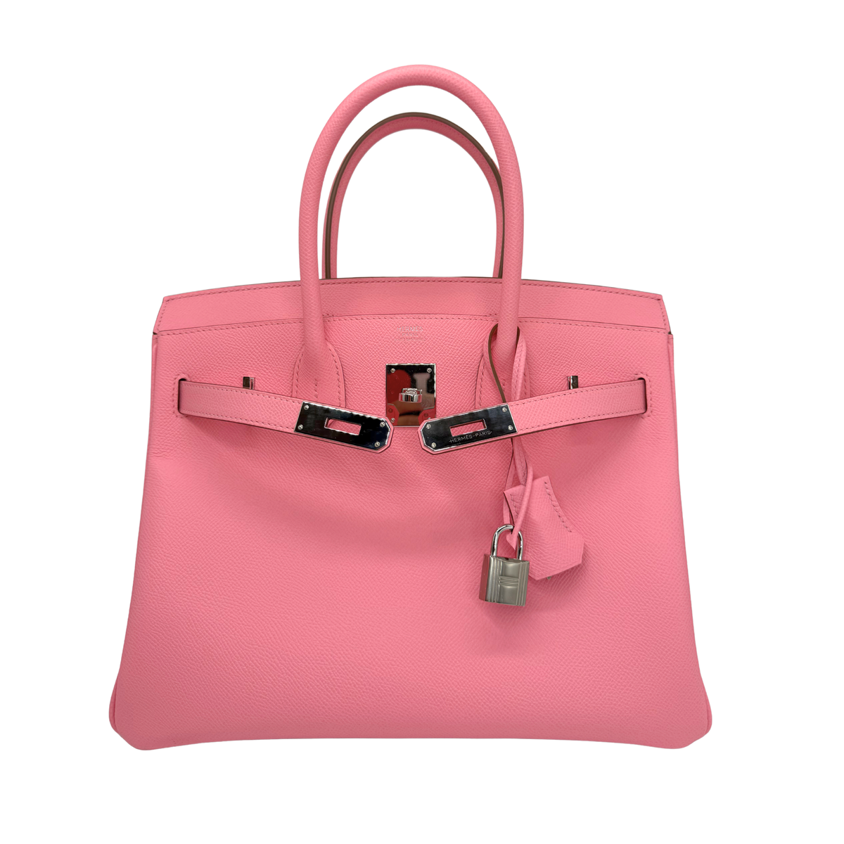 Hermes Birkin 30 Rose Confetti Epsom Palladium Hardware