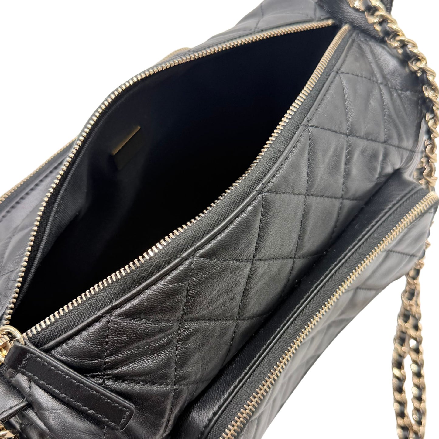 Chanel Camera Bag with Quilted Lambskin and Light Gold Hardware
