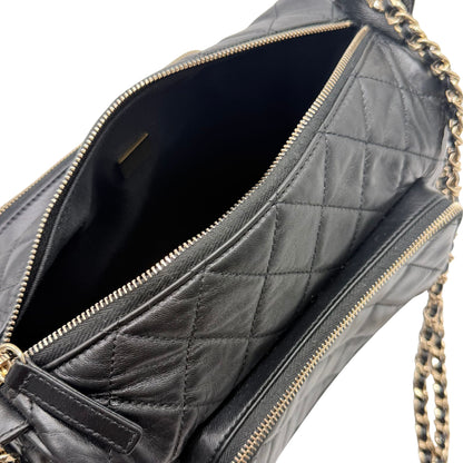 Chanel Camera Bag with Quilted Lambskin and Light Gold Hardware