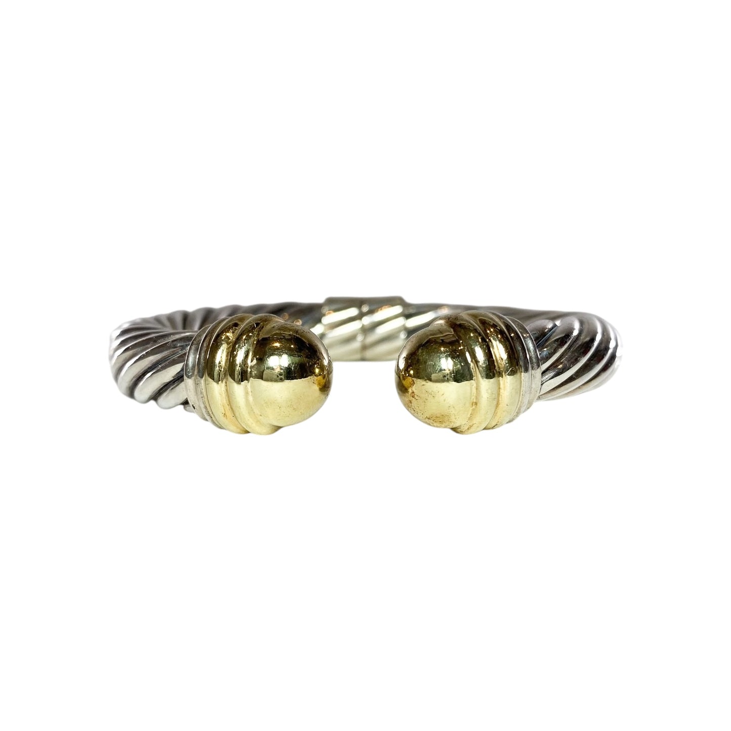 David Yurman Gold 925 Sterling Silver Cable Cuff