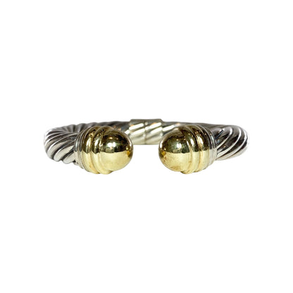 David Yurman Gold 925 Sterling Silver Cable Cuff